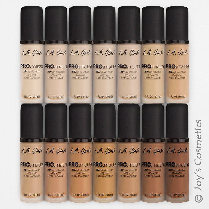 3 LA GIRL Pro Matte Foundation – GLM “Pick Your 3 Color” *Joy’s cosmetics*