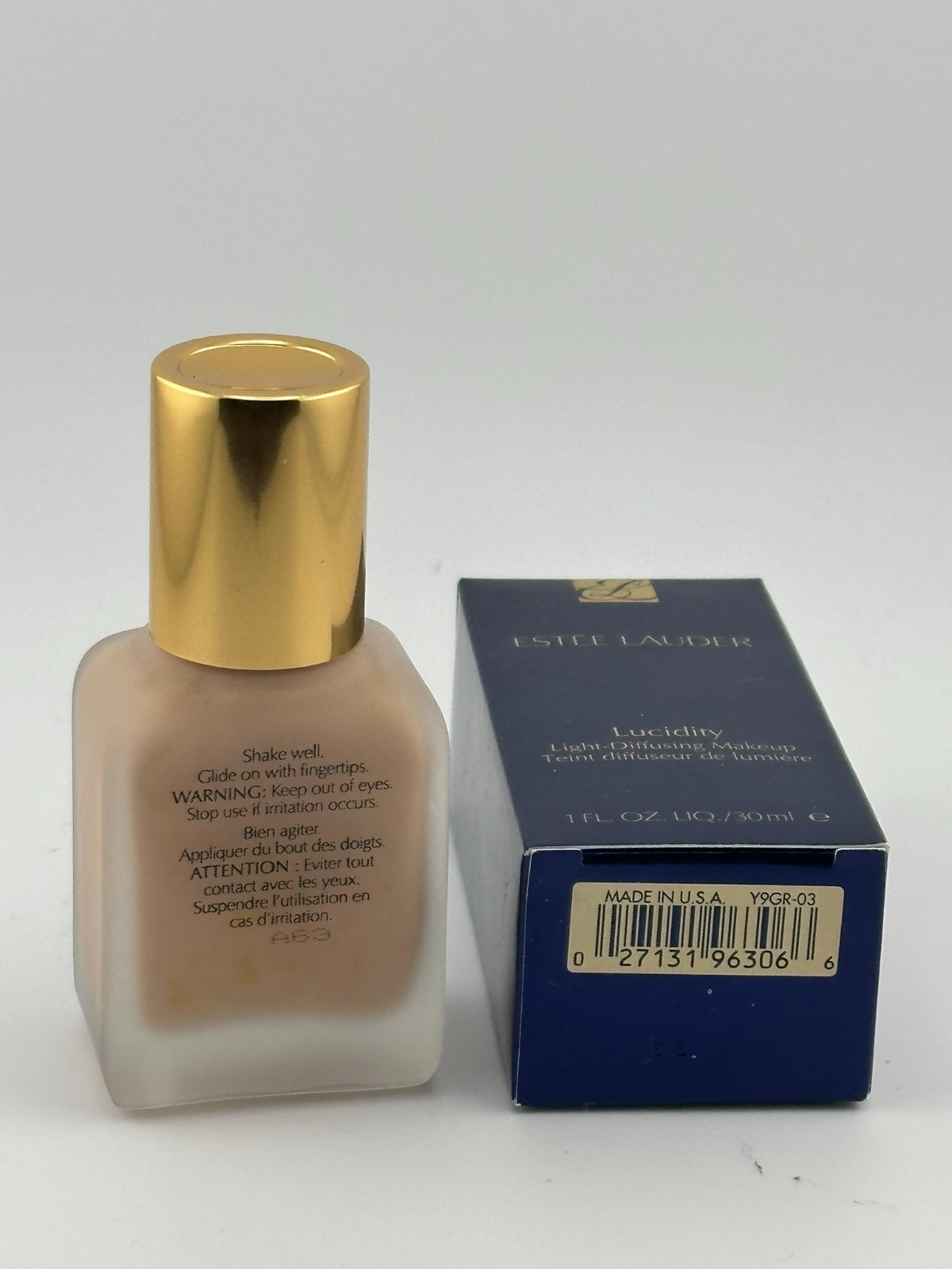 Estee Lauder Lucidity Light-Diffusing Makeup Foundation 2C1 Vanilla Beige 03 NEW