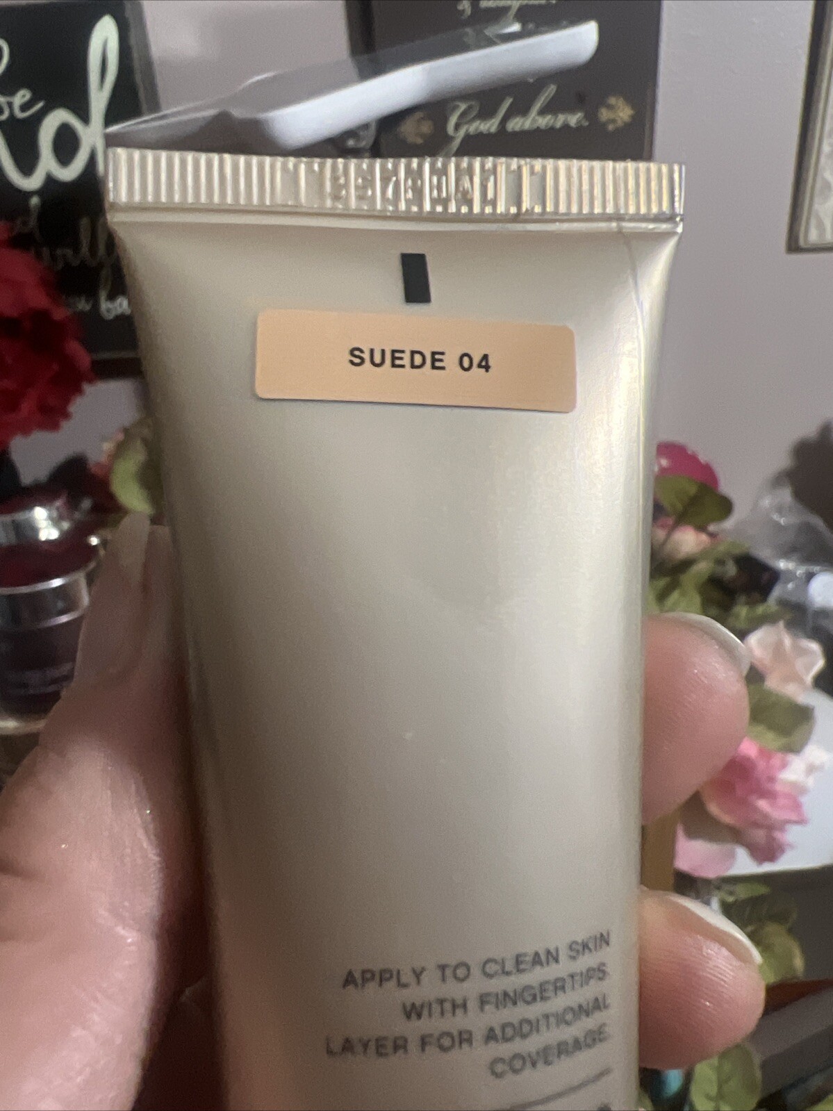 HTF BARE MINERALS ~ COMPLEXION RESCUE TINTED HYDRATING CREAM ~ # 04 SUEDE