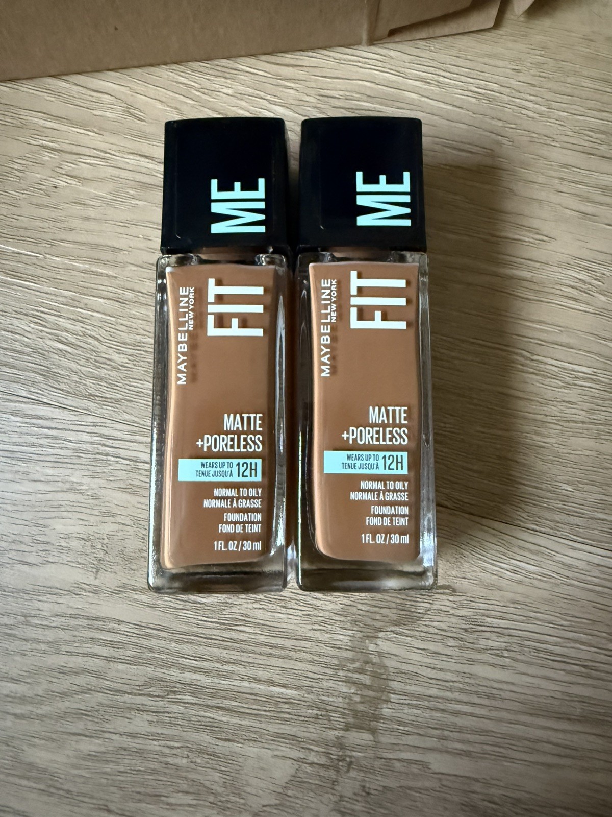 2x Maybelline Fit Me Matte + Poreless Normal To Oily Foundation 355 Coconut