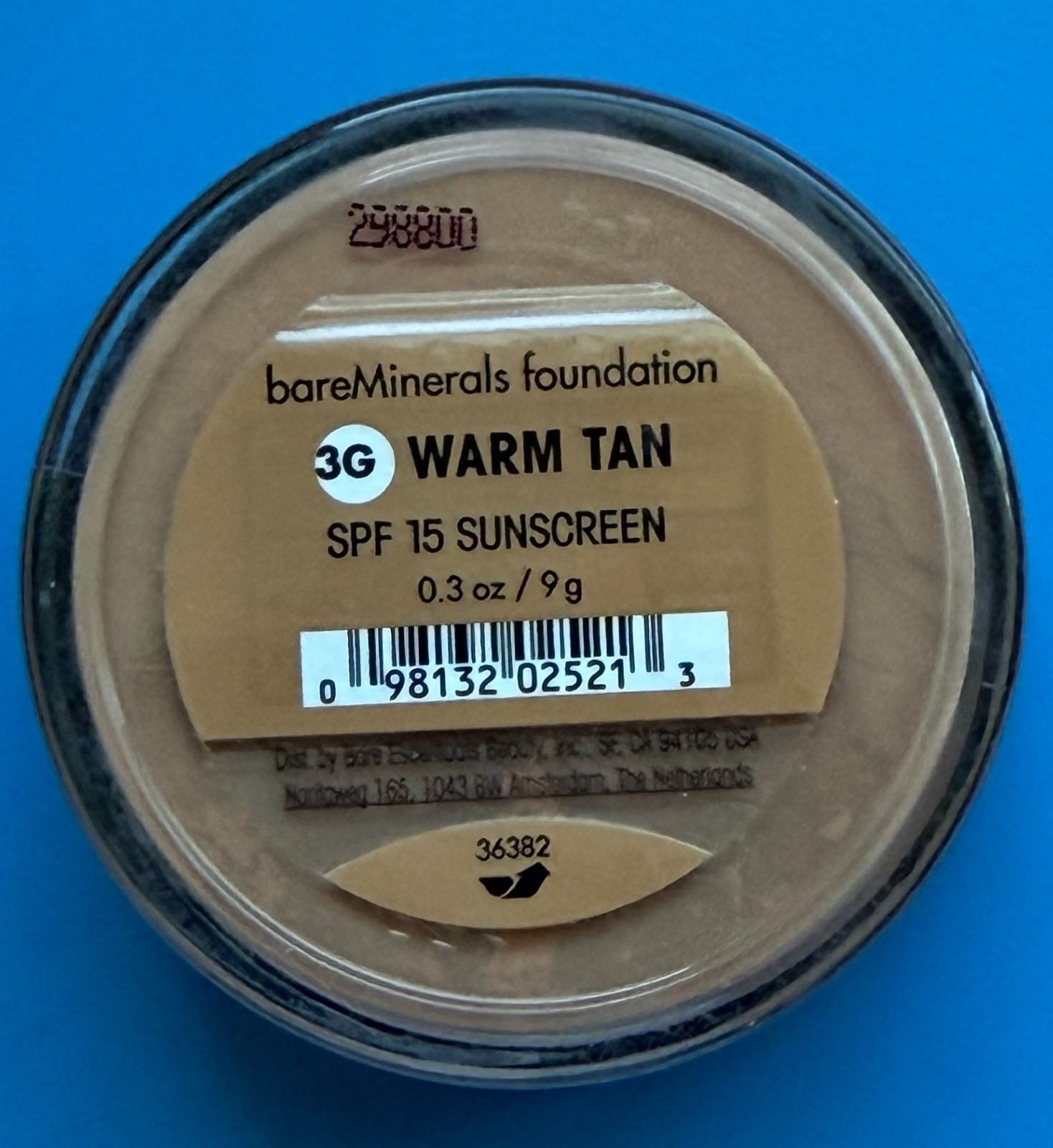 bareMinerals ORIGINAL Loose Powder Foundation SPF 15 0.28 oz Warm Tan 3G