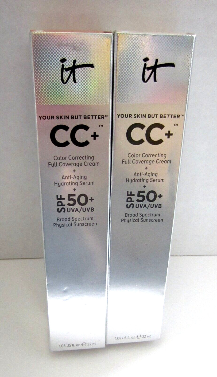 2 – It Cosmetics CC+ LIGHT MEDIUM 1.08oz EXP 03/2022