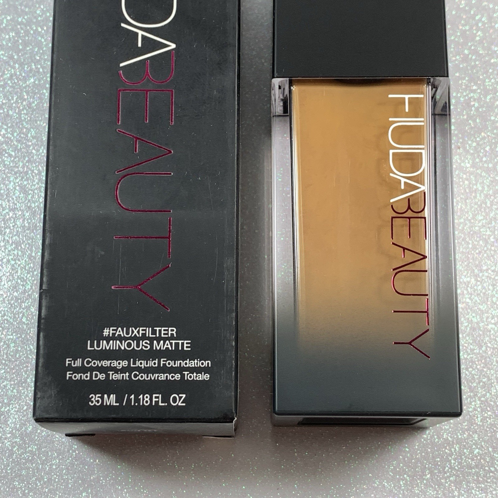 Huda Beauty FauxFilter Luminous Matte Liquid Foundation Toffee 420G BNIB