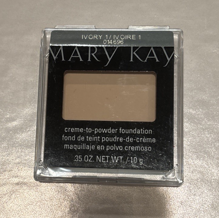 New Mary Kay Ivory 1 Creme to Powder Foundation 014696 Discontinued New