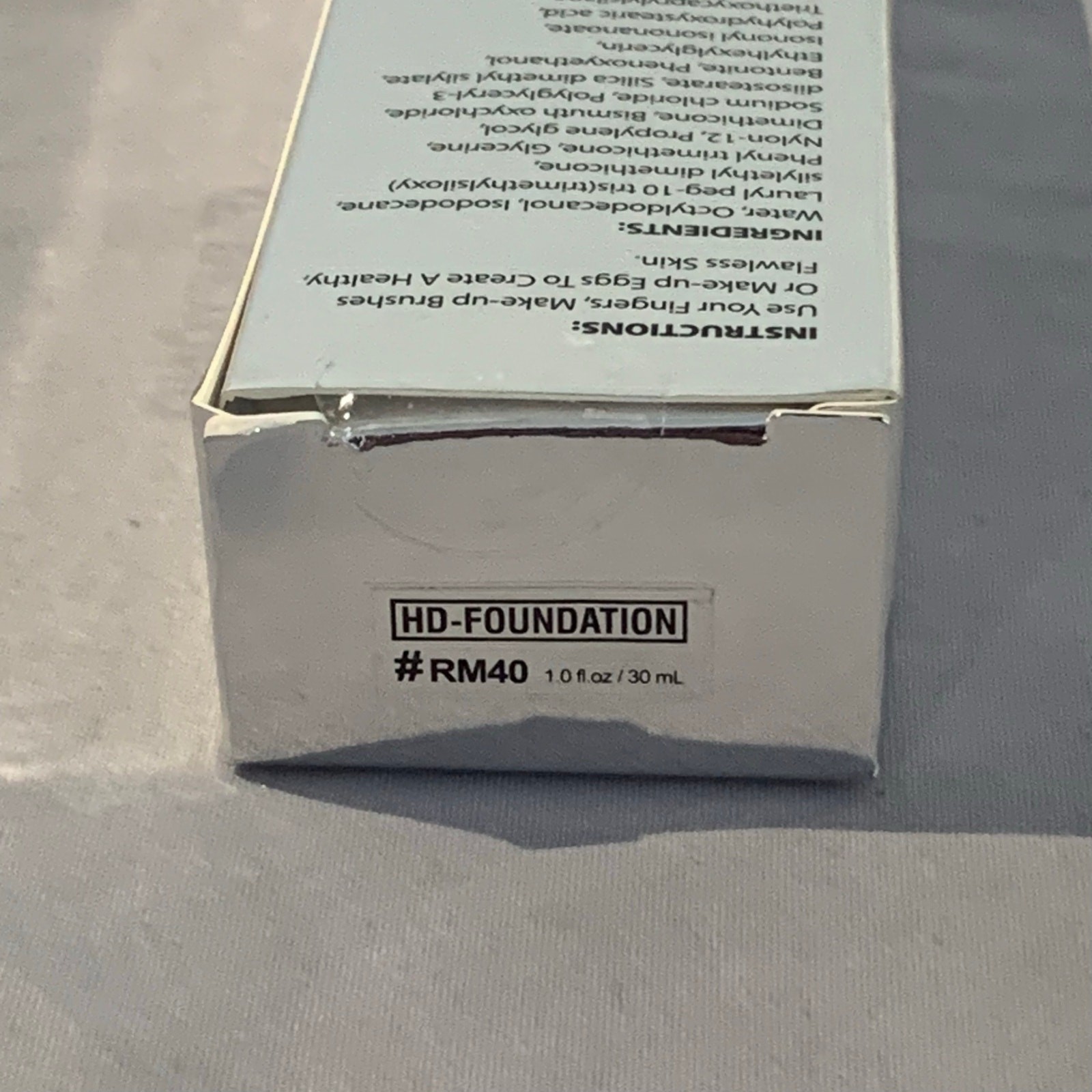 BEYOND IDOL HD-Foundation #RM40 1 oz Liquid Makeup New in Box