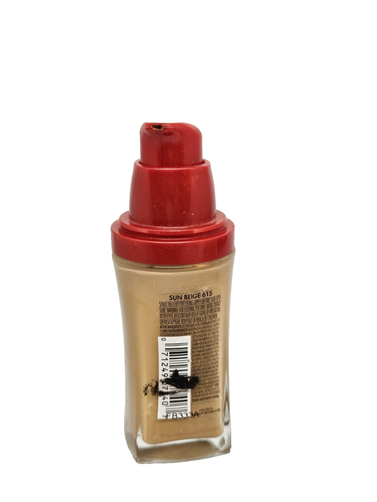 L’Oreal Infallible Never Fail Makeup 615 SUN BEIGE 1.0 Fl. oz (READ DESCRIPTION)