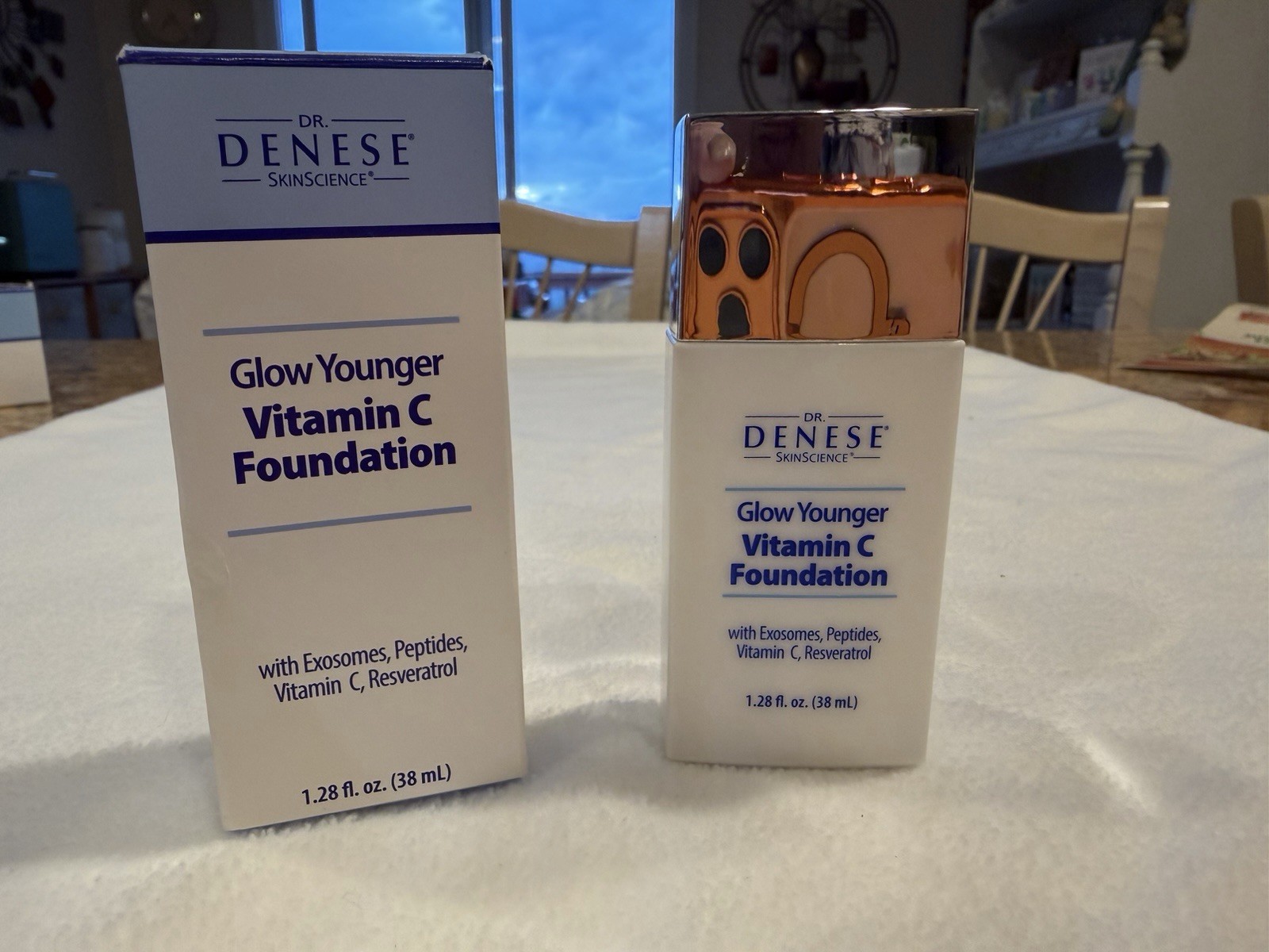 Dr. Denese Glow Younger Vitamin C Foundation 1.28 Fl oz. Shade: Light (NEW)