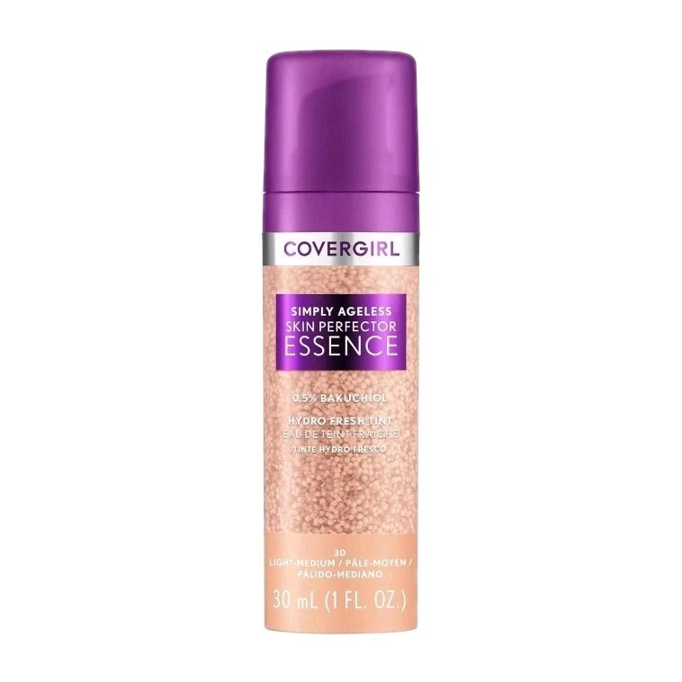 Covergirl Simply Ageless Skin Perfector Essence Foundation 30 Light 30ml New