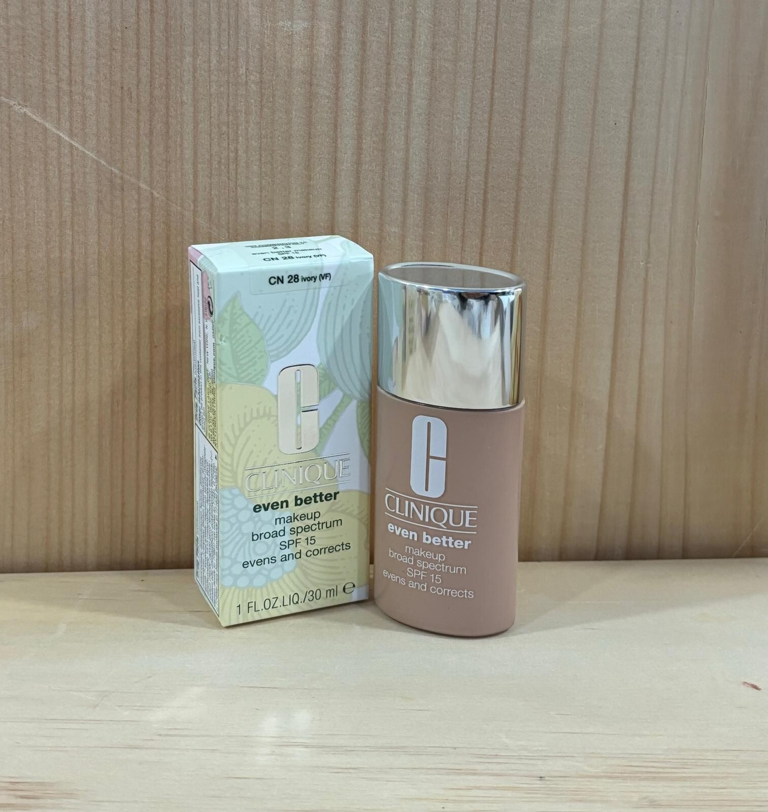 CLINIQUE Even Better Makeup SPF 15 Foundation 1oz/30ml ~ CN 28 Ivory (VF) ~Fresh