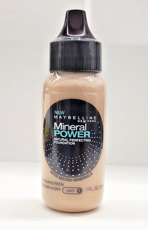 NEW Maybelline Mineral Power Perfecting Foundation – PORCELAIN IVORY LIGHT 1
