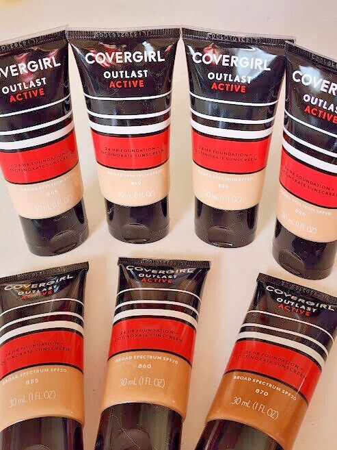 CoverGirl Outlast Active 24hr Foundation Base Tube Shade Color Variety Expired