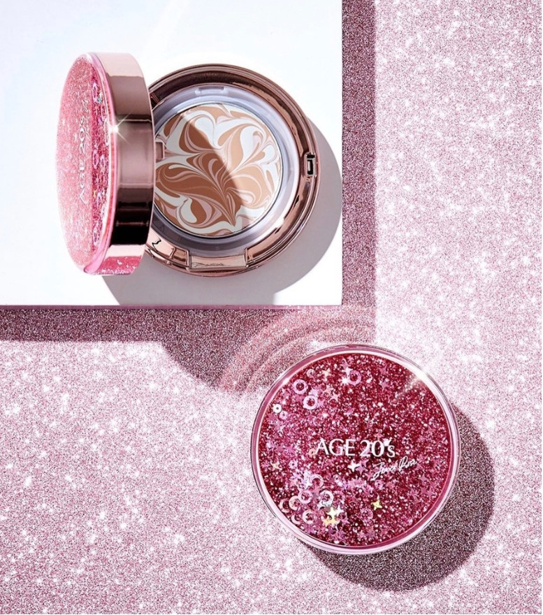AGE 20’s Shining Drop Edition Jericho Rose Essence Pink Pact Pink Latte No.21