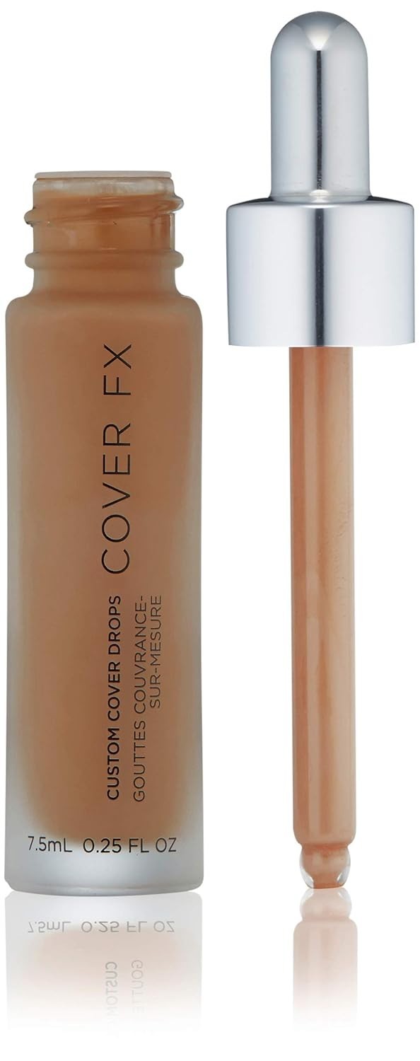 COVER FX Custom Cover Drops, G Deep 2, 0.25 fl. oz / 7.5 ml – NEW Sealed.