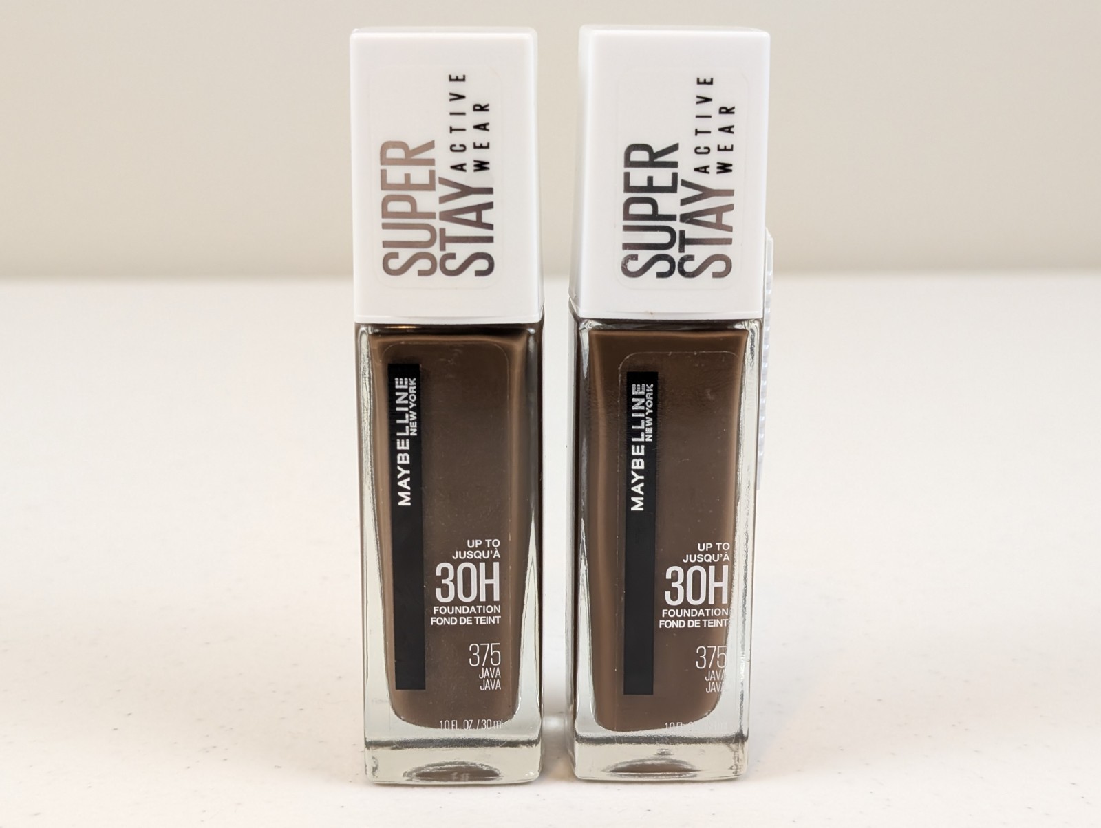 2-Pack Maybelline Super Stay Active Wear Foundation #375 Java Up To 30H New