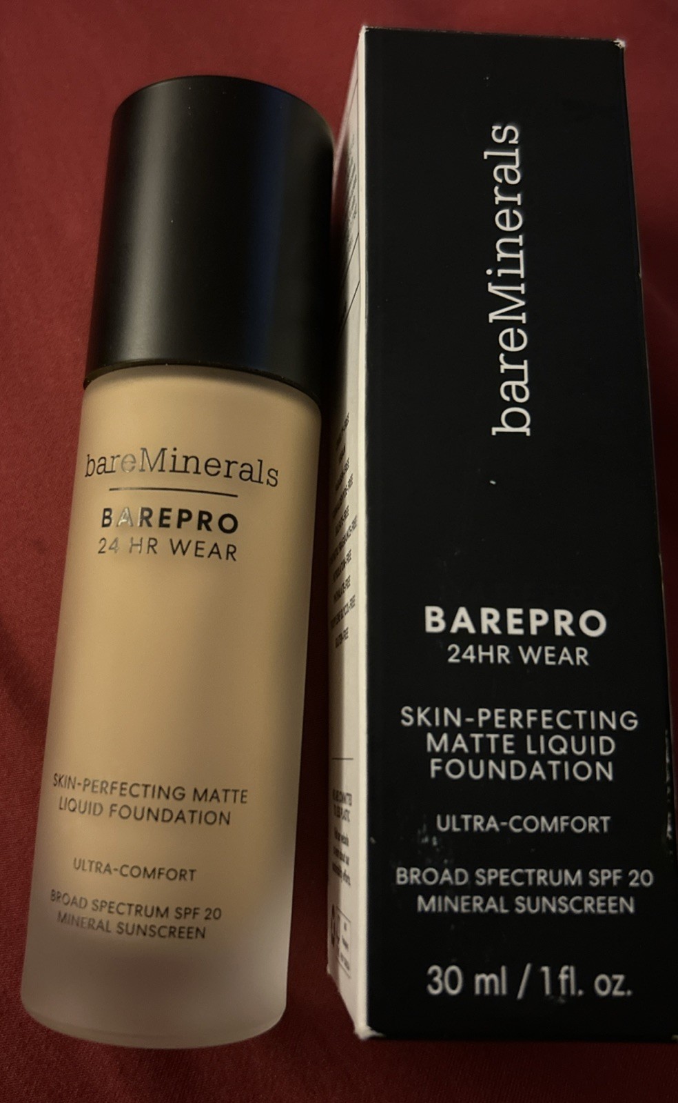 bareMinerals BAREPRO 24HR MATTE FOUNDATION SPF 20 light 27 cool 30ml EXP 3/2027