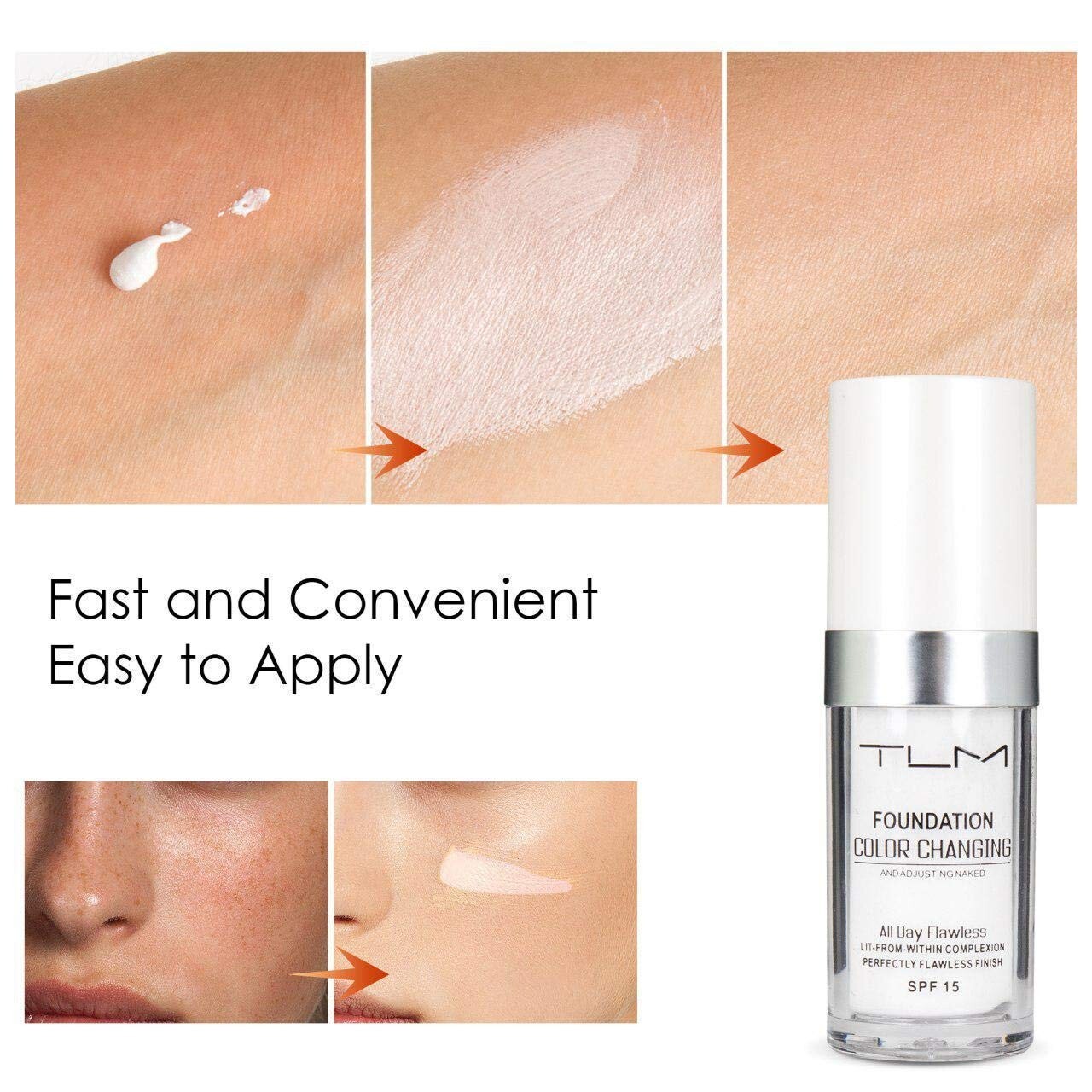 2X TLM Pro Classic Colour Changing Foundation Magic Flawless Concealer Makeup