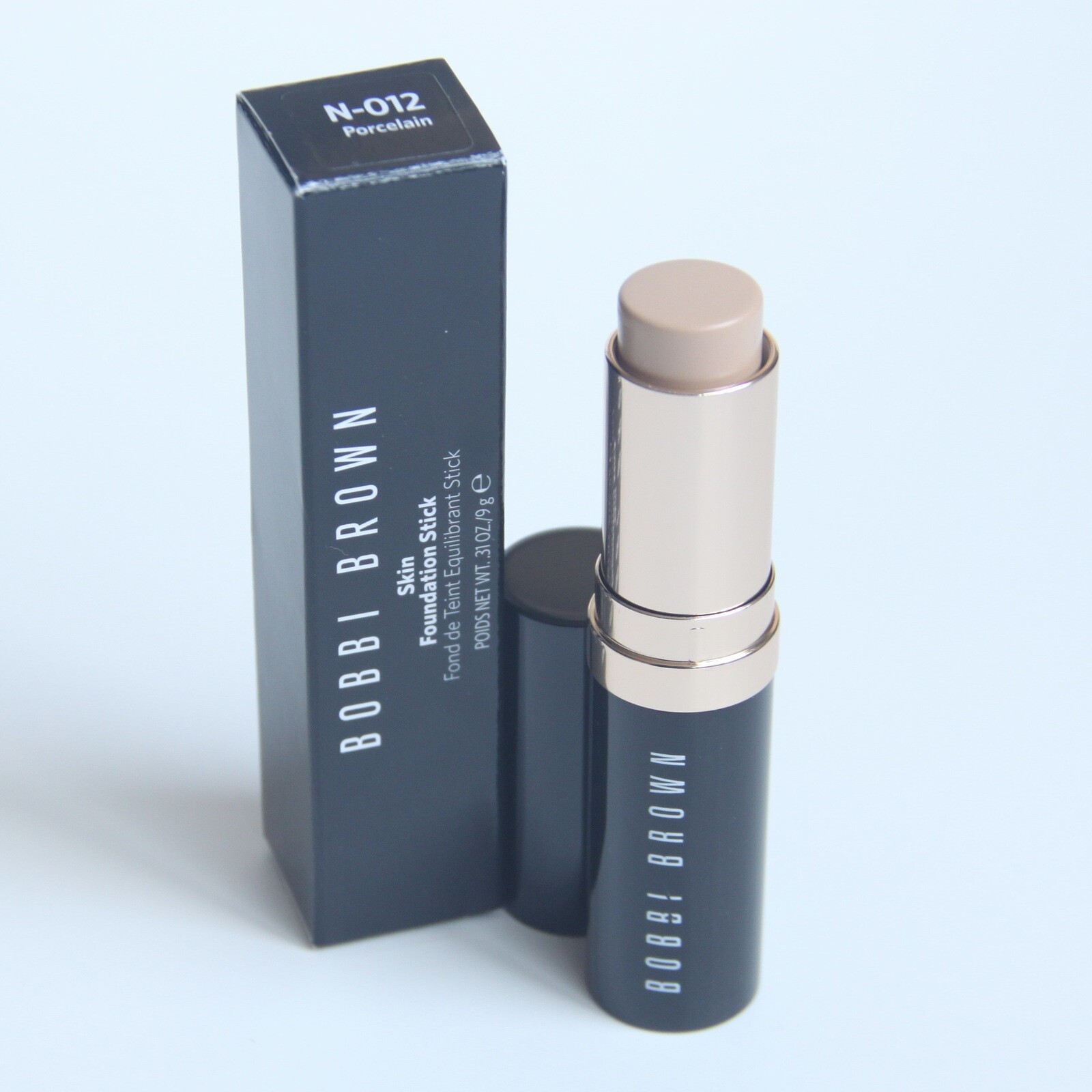 BOBBI BROWN Skin Foundation Stick Porcelain N-012 0.31 Oz. 9 g In Box New RP=$54