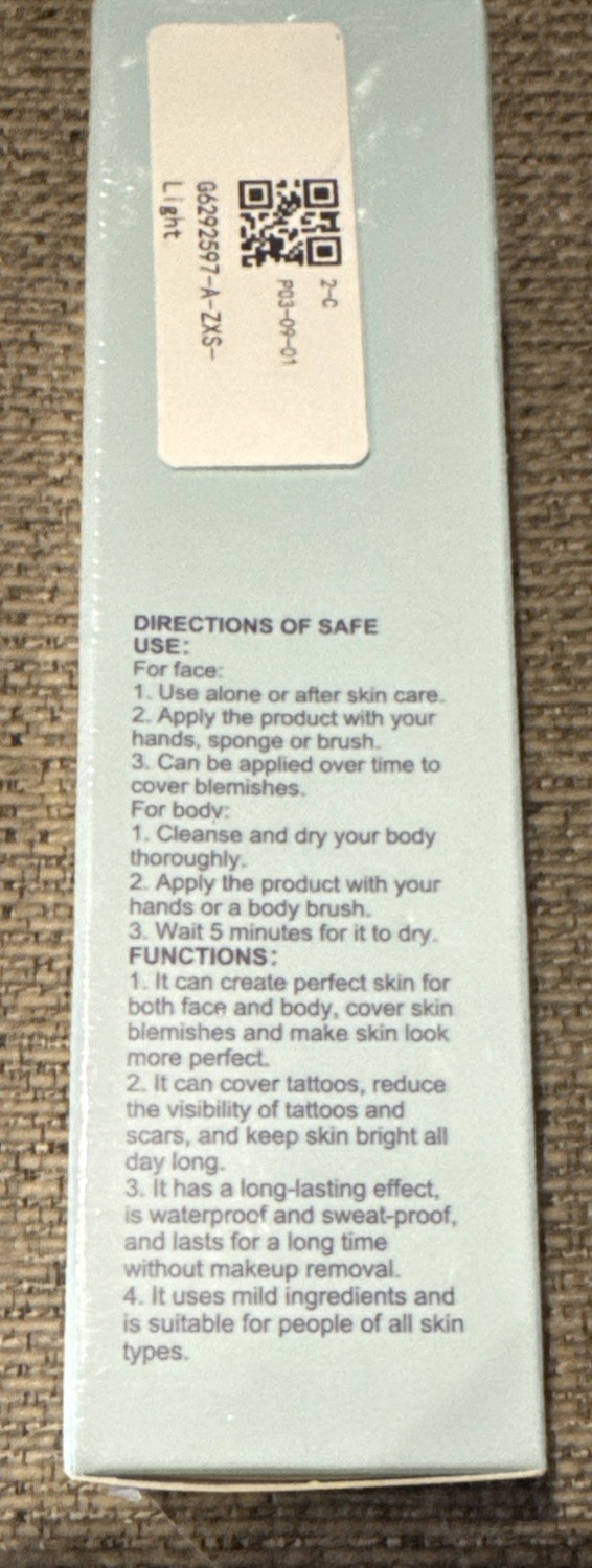 Zephoco Supreme Cream All-Over Complexion Medium Color New Sealed 2.82 Oz