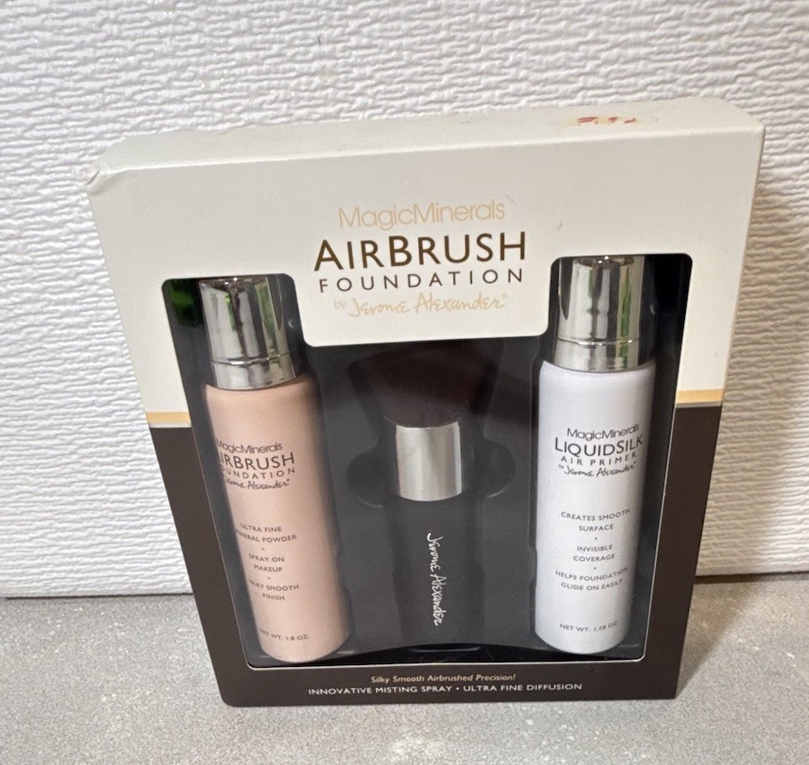MagicMinerals Airbrush Foundation Spray Set Jerome Alexander Kit Shade Medium