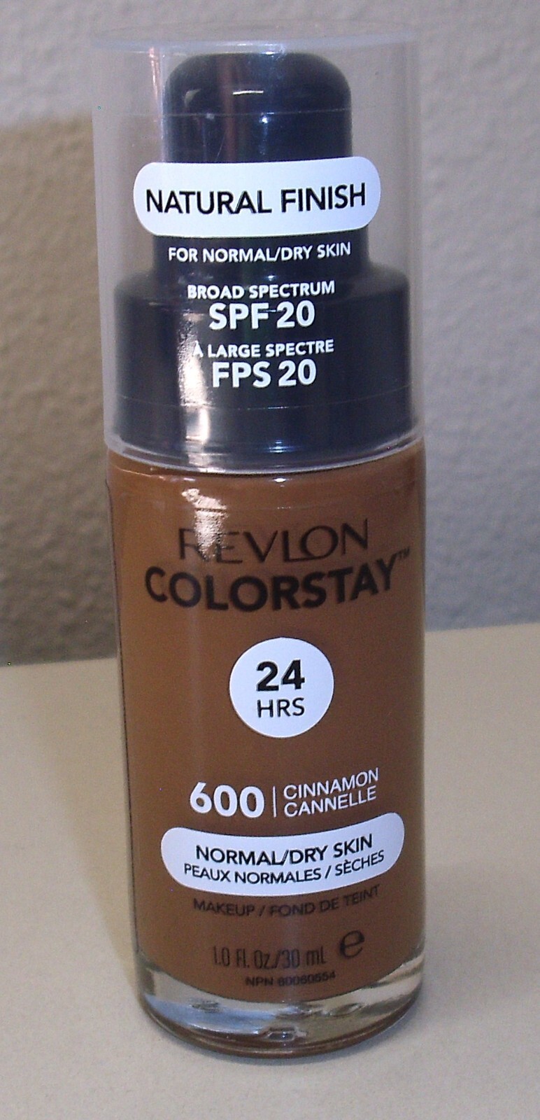 Revlon Colorstay 24 Hrs 600 Cinnamon Foundation Normal Dry Skin Natural Finish