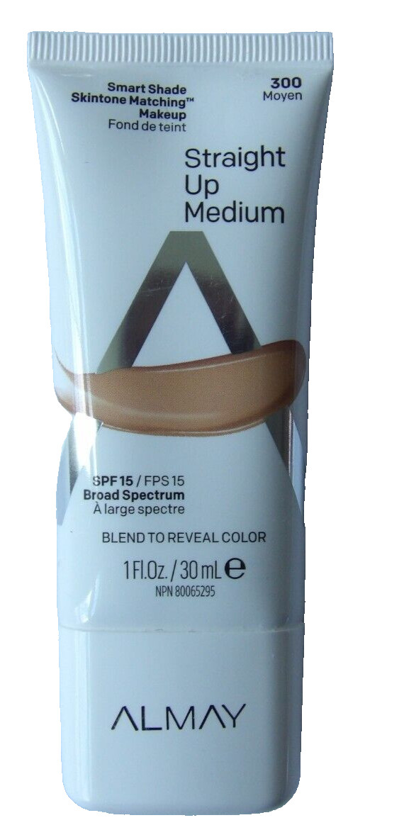 ALMAY Smart Shade Skintone Matching Foundation/Makeup #300 Straight Up Medium