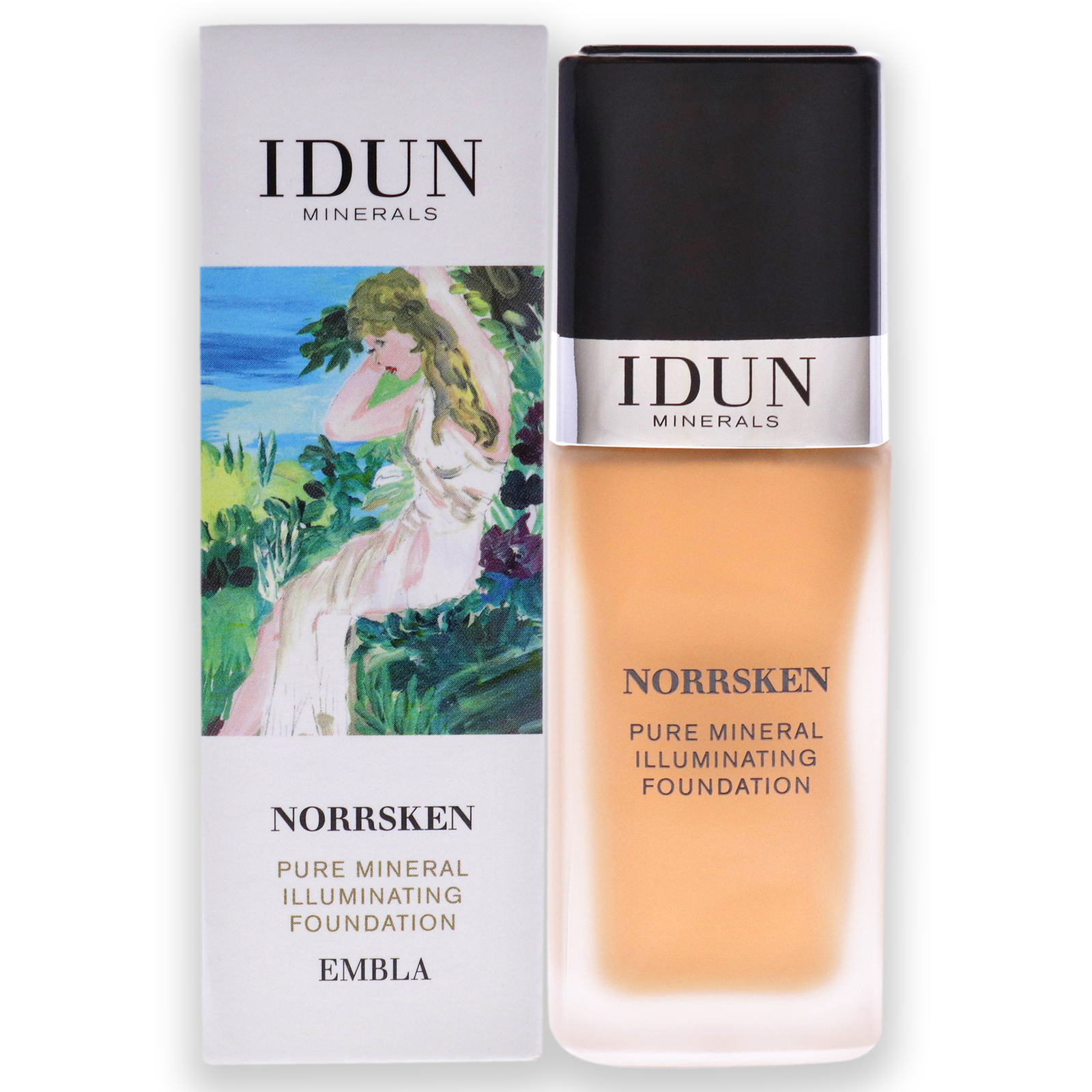 Norrsken Foundation – 215 Embla by Idun Minerals for Women – 1 oz Foundation