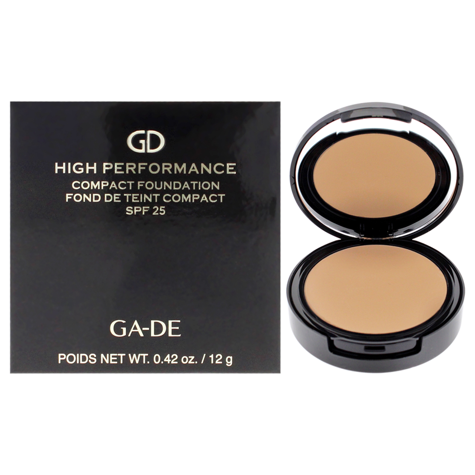 High Performance Compact Foundation SPF 25 – 01 Natural by GA-DE – 0.42 oz