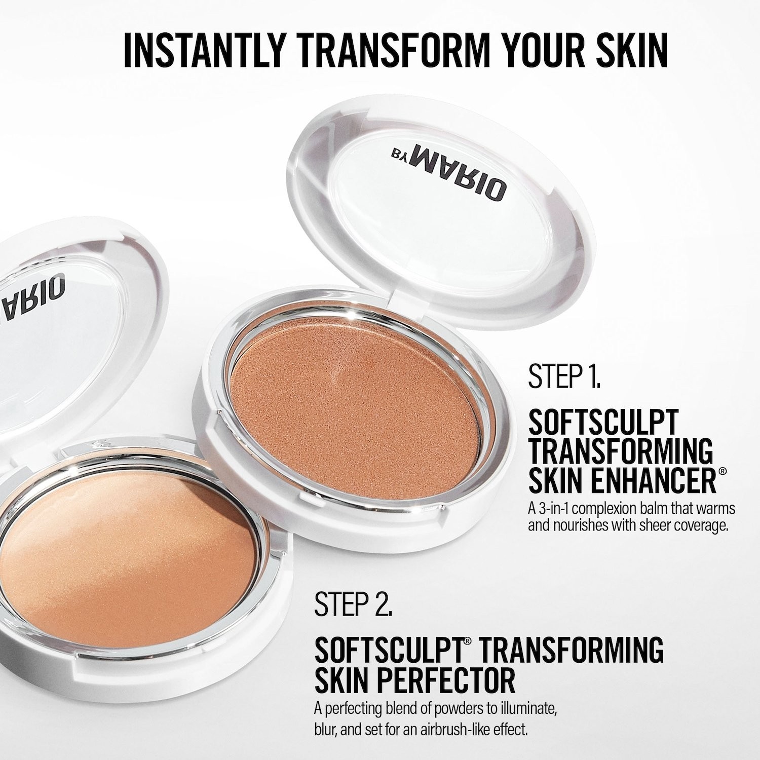 MAKEUP BY MARIO Authentic SoftSculpt Transforming Skin Enhancer 0.18 oz 6 shades