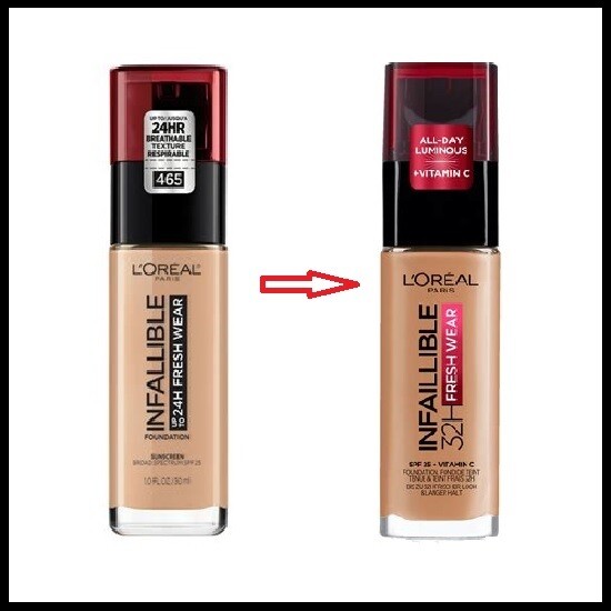 Loreal Infallible 32Hr Fresh Wear Foundation Makeup SPF25 + Vitamin C 1oz U PICK