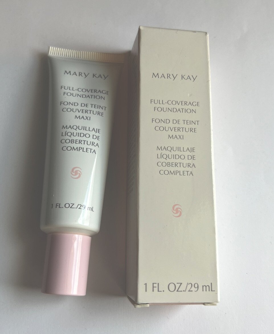 Mary Kay Full Coverage Foundation Ivory 104 Pink Lid # 366500