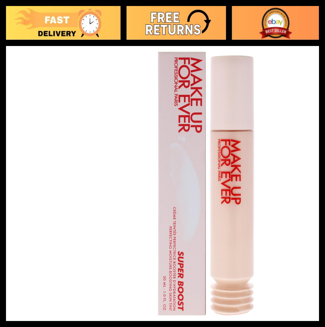 Super Boost Skin Tint 01 – Fair to Light Skin, Neutral Undertones, 1.01 oz Makeu