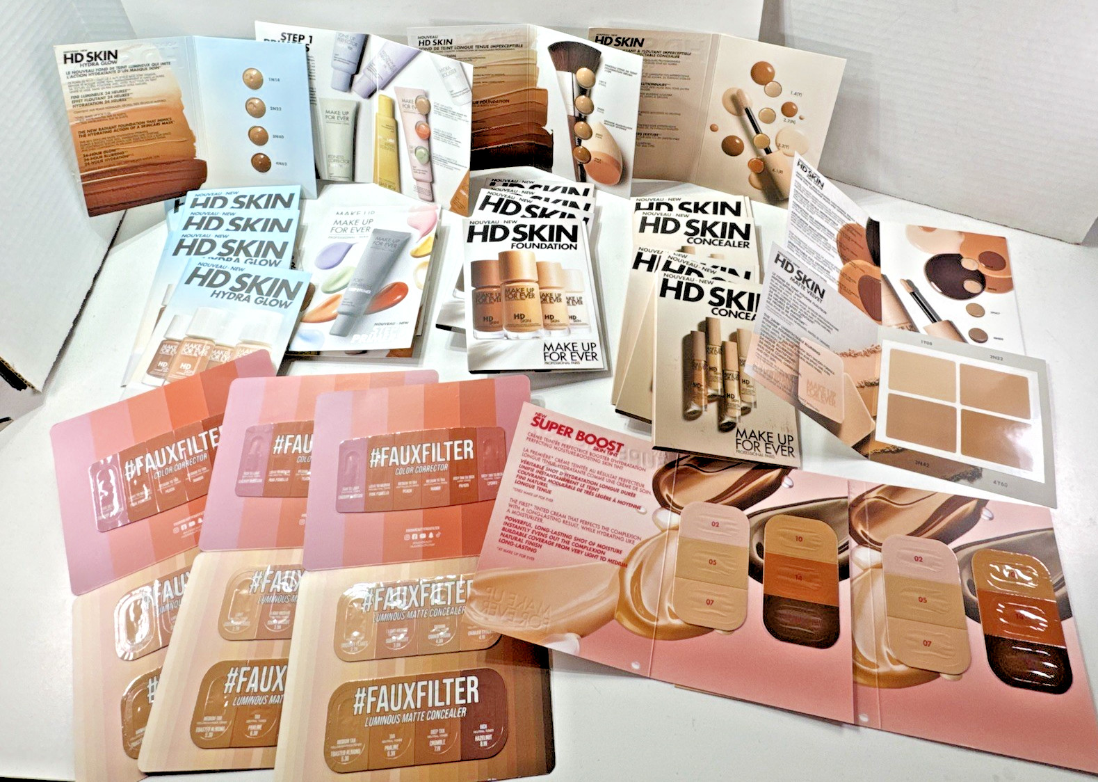 NEW 27pc Assorted Foundation Concealer Ect… Samples Face Makeup Cosmetics