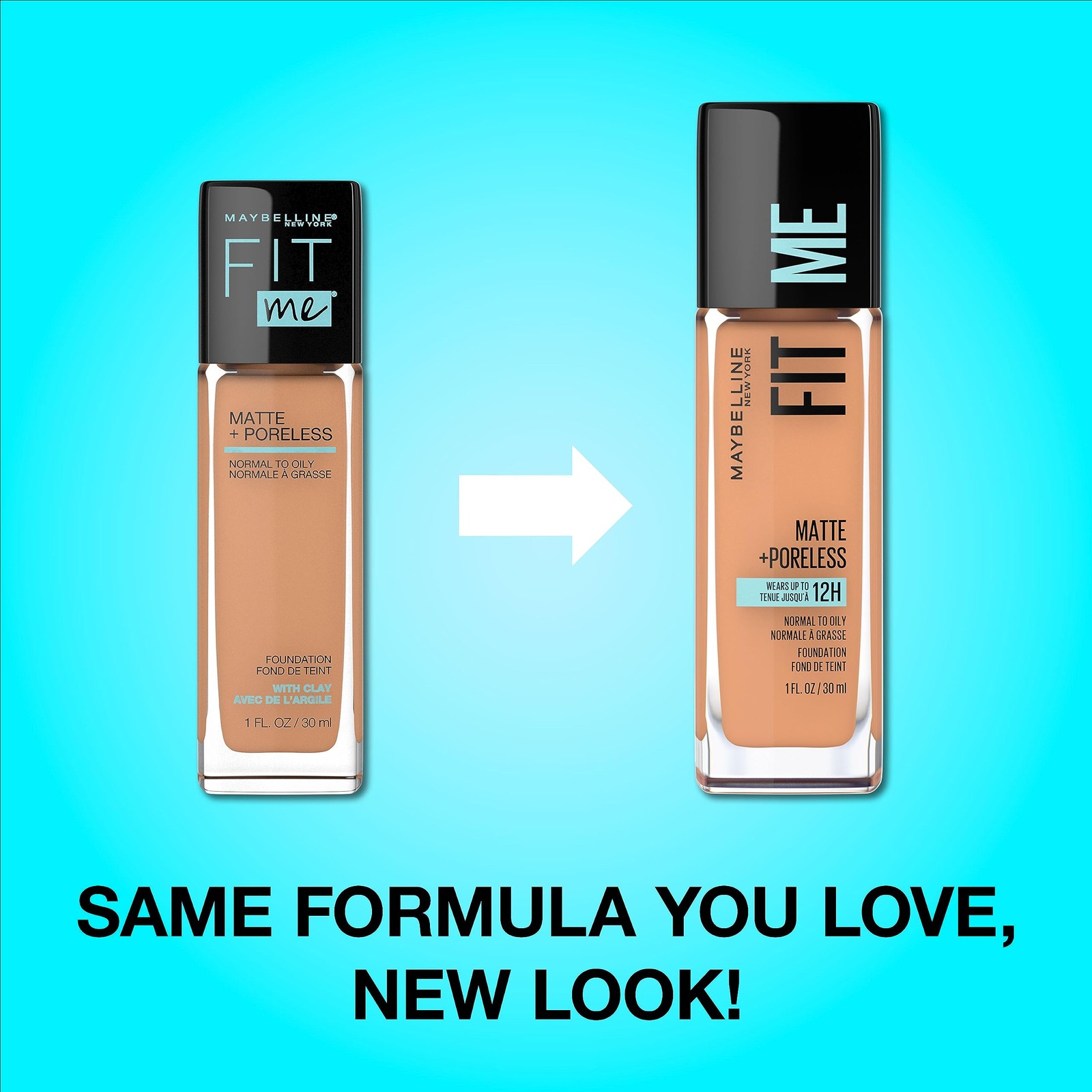 Maybelline Fit Me Matte Poreless Liquid Foundation Natural Finish 1 Fl Oz