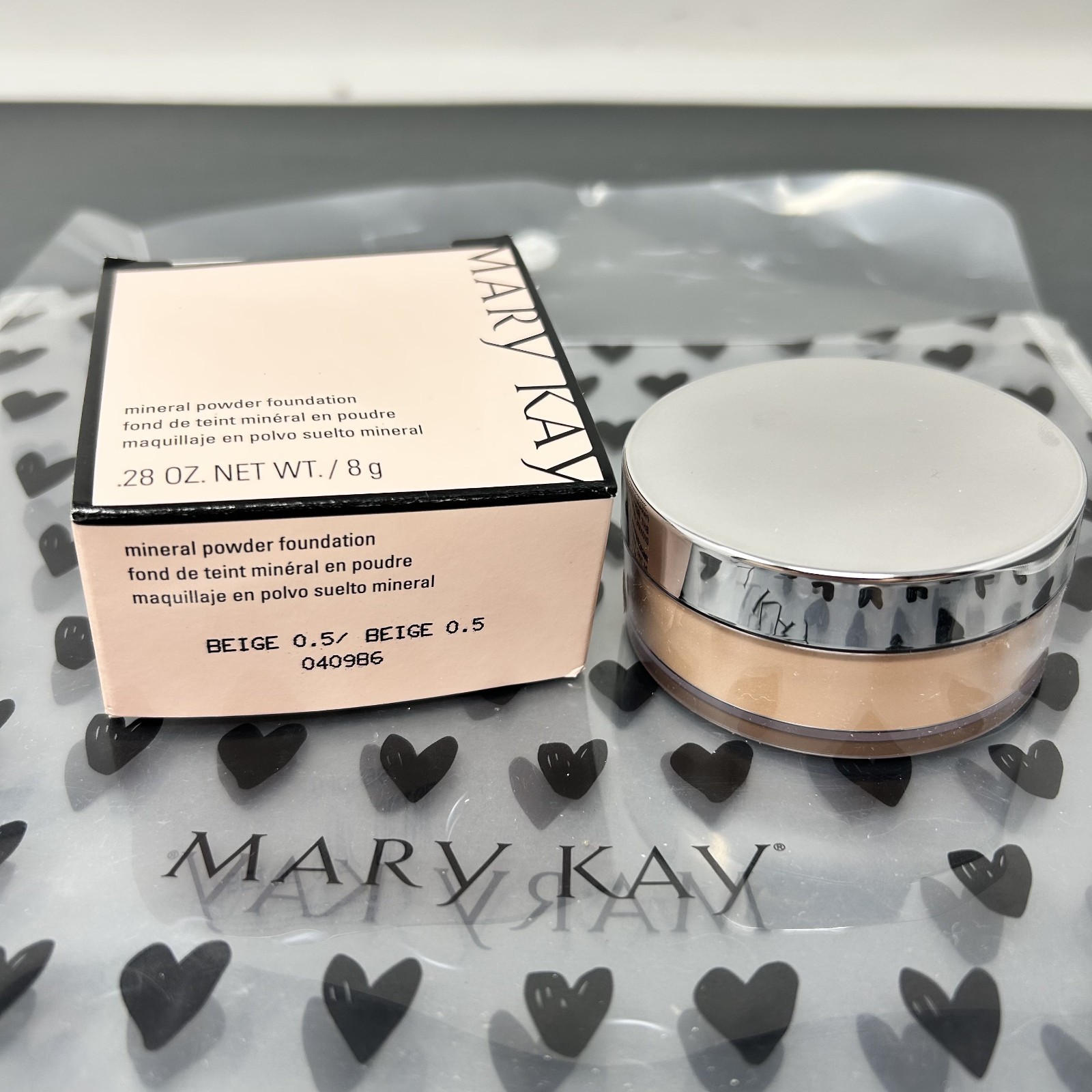 Mary Kay Mineral Powder Foundation 040986 Beige 0.5 0.28oz 8g New FAST SHIP