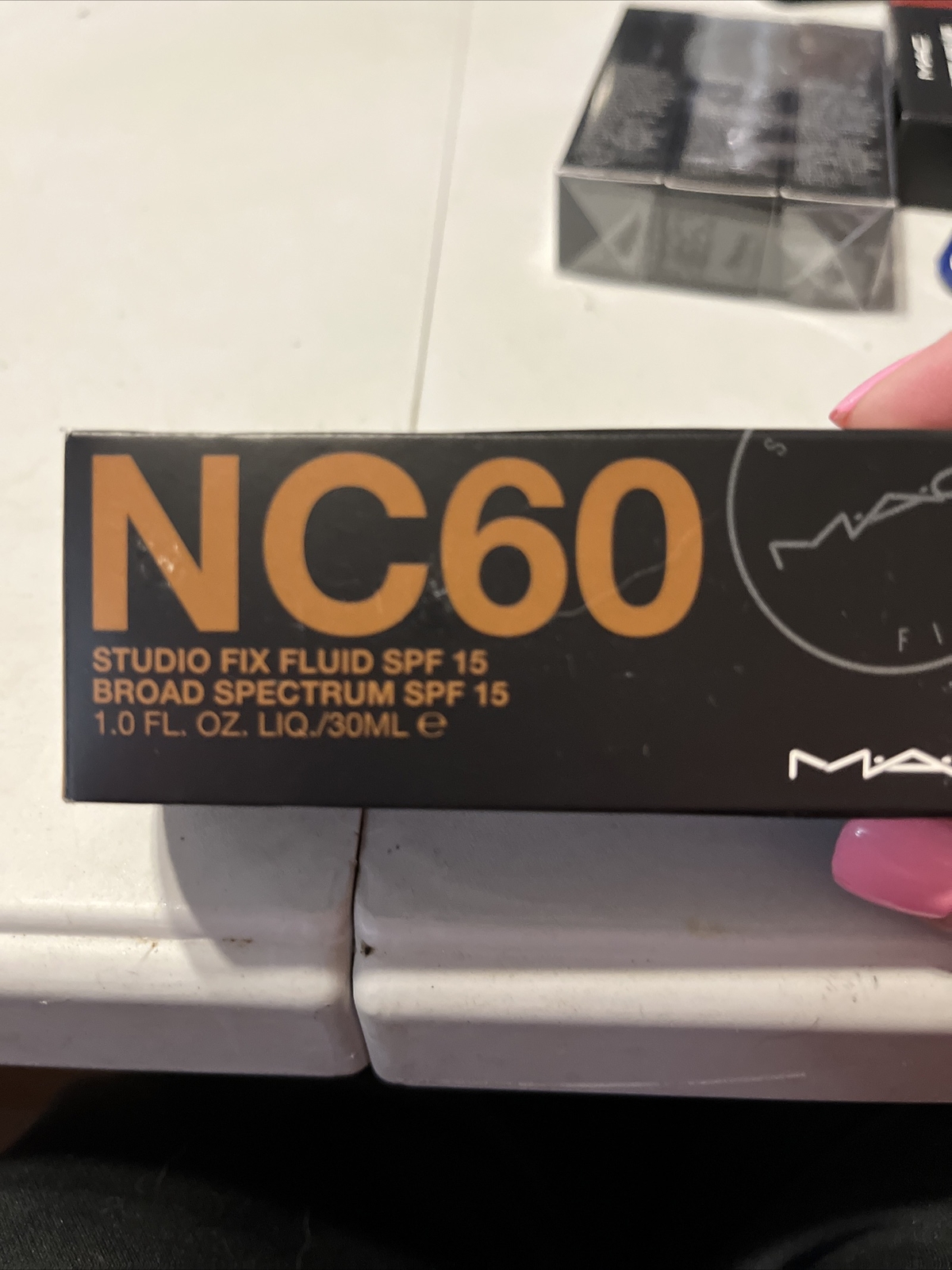 MAC MC60 Studio Fix Fluid SPF 15 – Shade NEW in Box