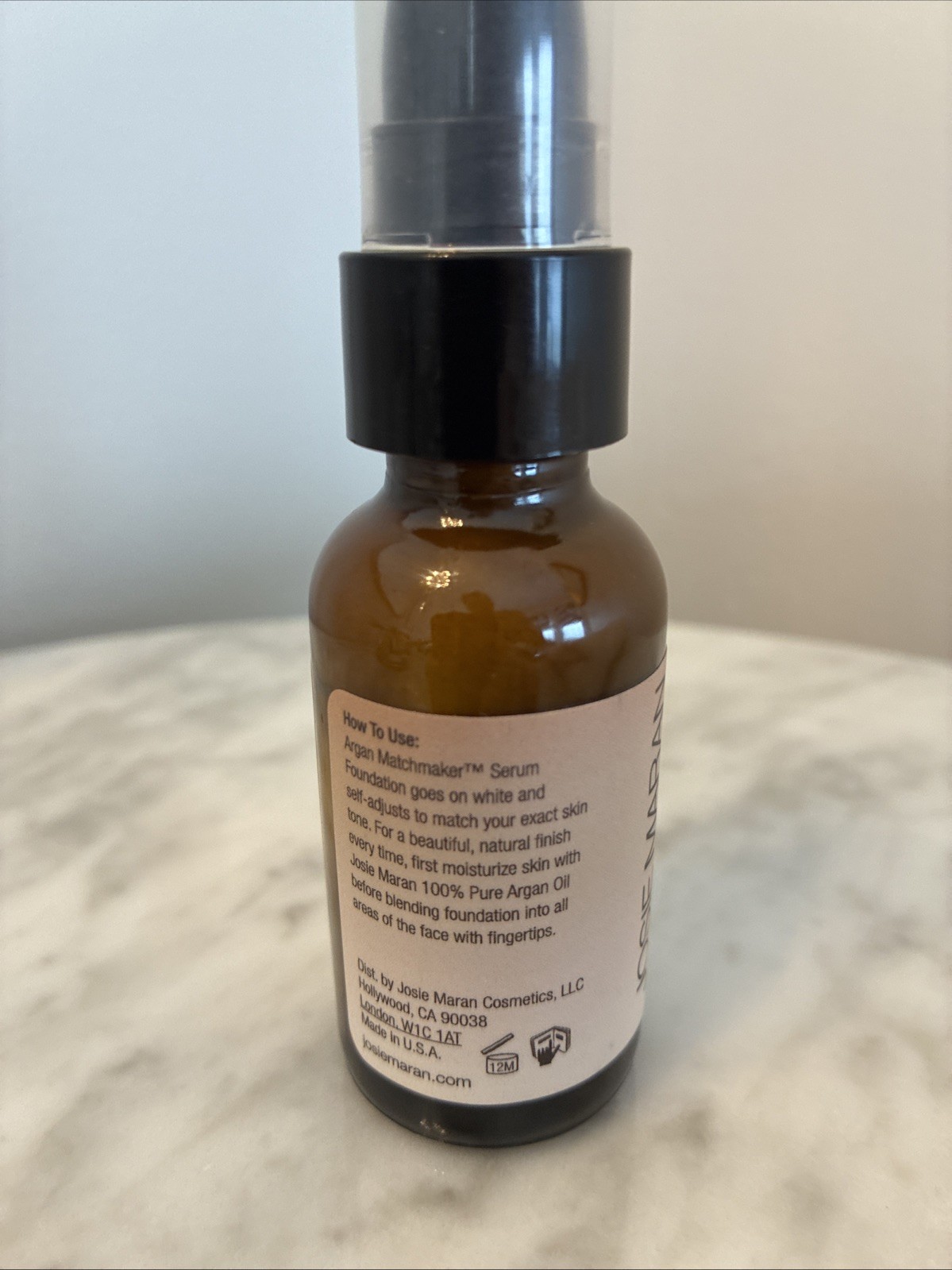 Josie Maran Argan Matchmaker Serum Foundation Medium / Dark 1 oz.