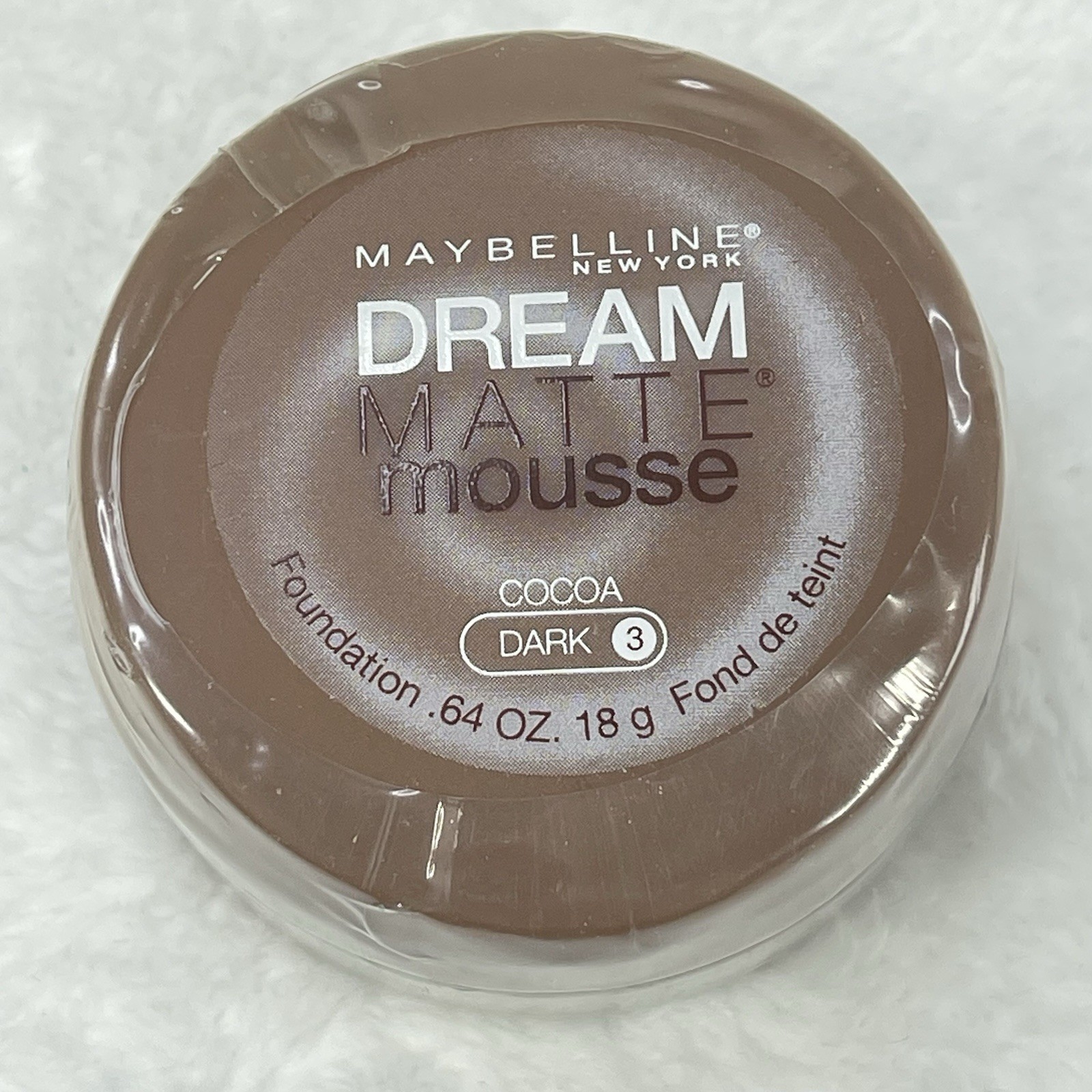Maybelline Dream Matte Mousse Foundation Cocoa 3 Dark 704MOUS-130 Sealed