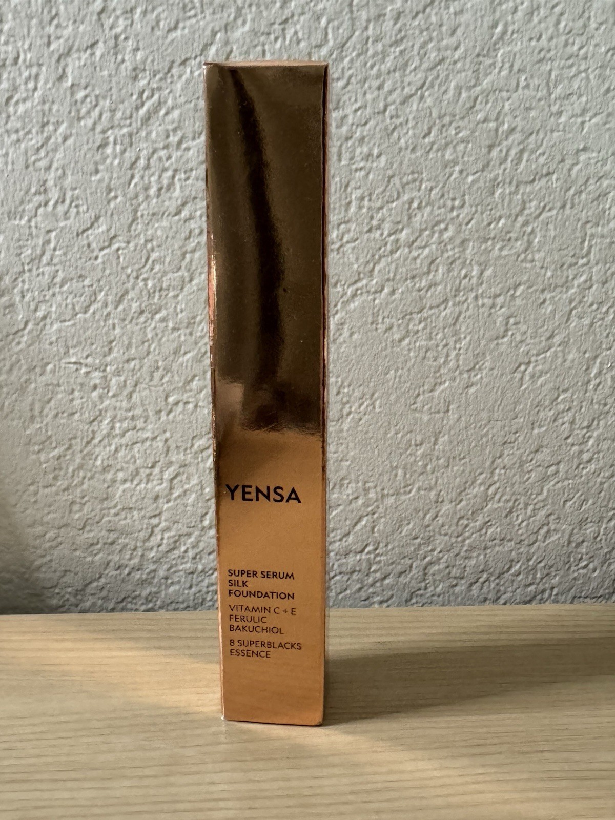Yensa Super Serum Silk Foundation MEDIUM GOLDEN Vitamin C + E Ferulic Bakuchiol