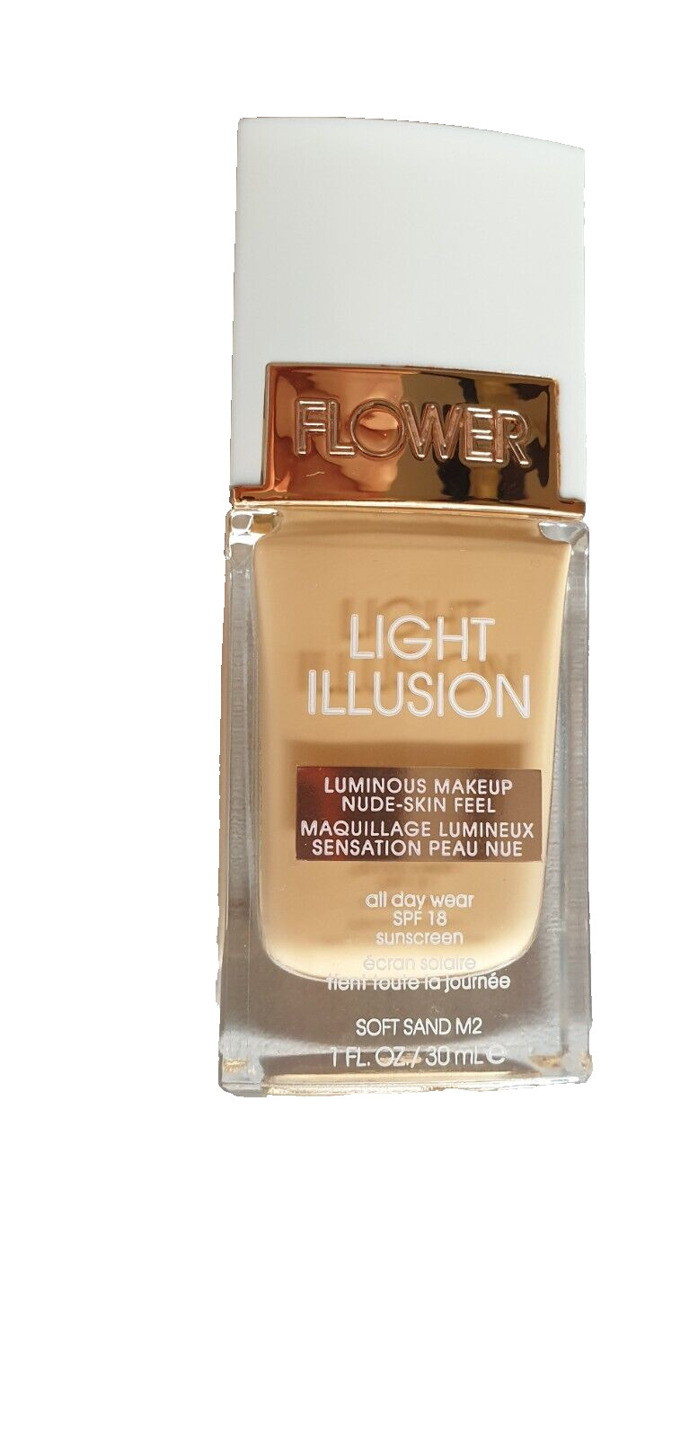 Flower By Drew Barrymore Light Illusion Foundation Soft Sand M2 SPF 18 Sunscreen