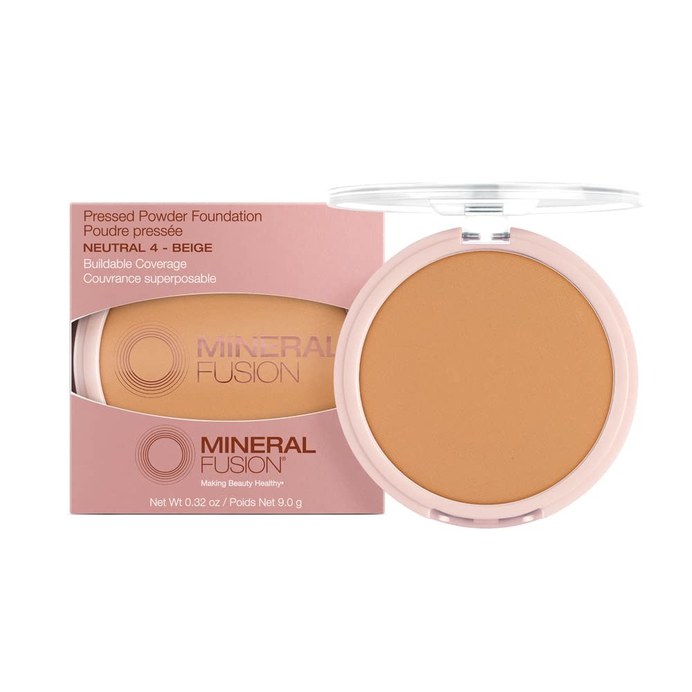 Mineral Fusion Pressed Powder Foundation 0.32oz Natural Smooth Finish Glow