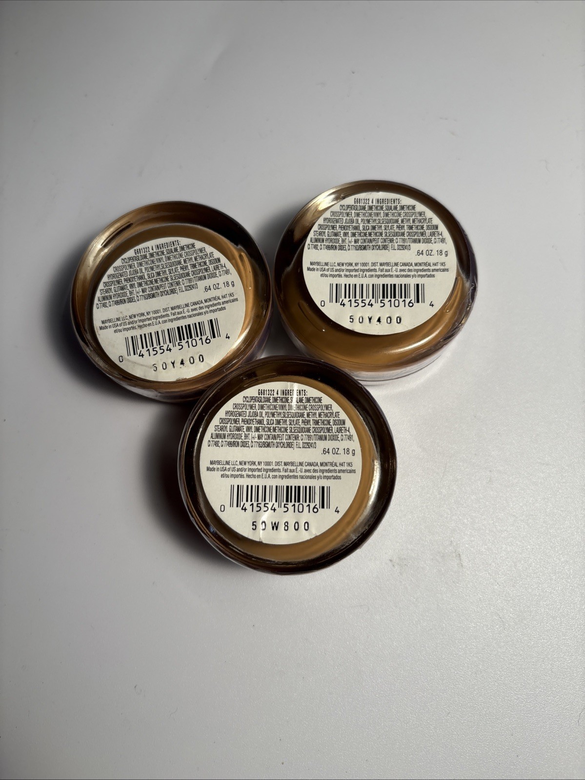 3~Maybelline CARAMEL DARK 2 704MOUS-120 Dream Matte Mousse Foundation Sealed