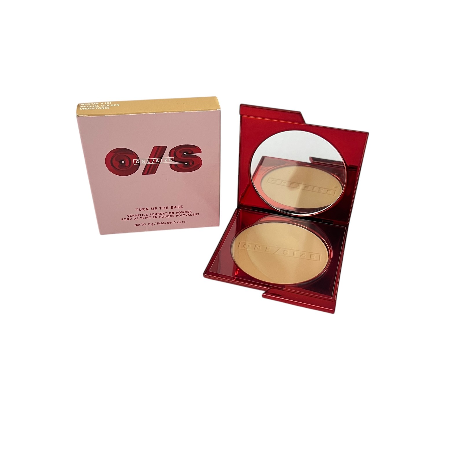 One Size Turn Up The Base Powder Foundation Medium 4 Golden