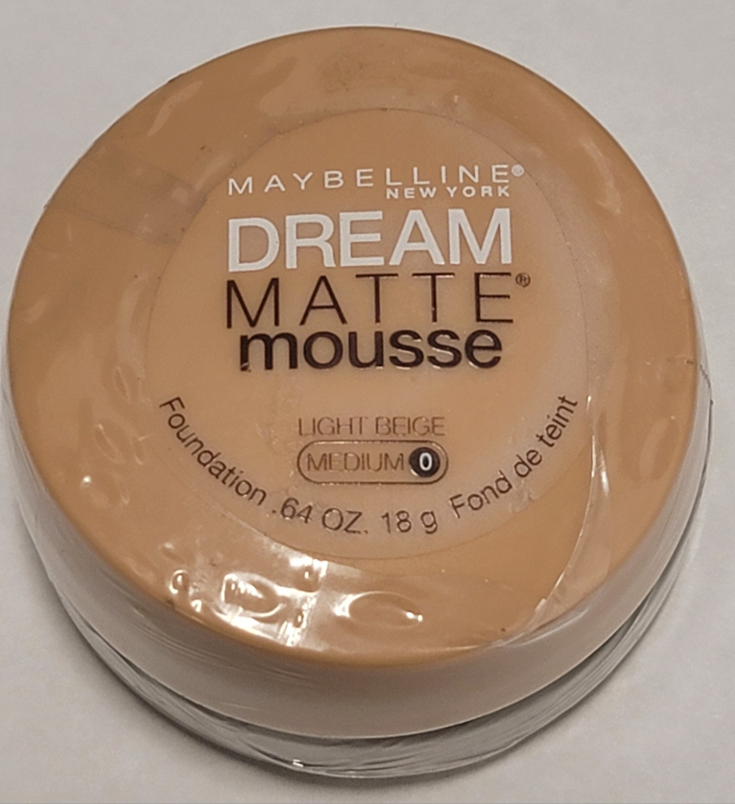 Maybelline Dream Matte Mousse LIGHT BEIGE MEDIUM 0 Foundation