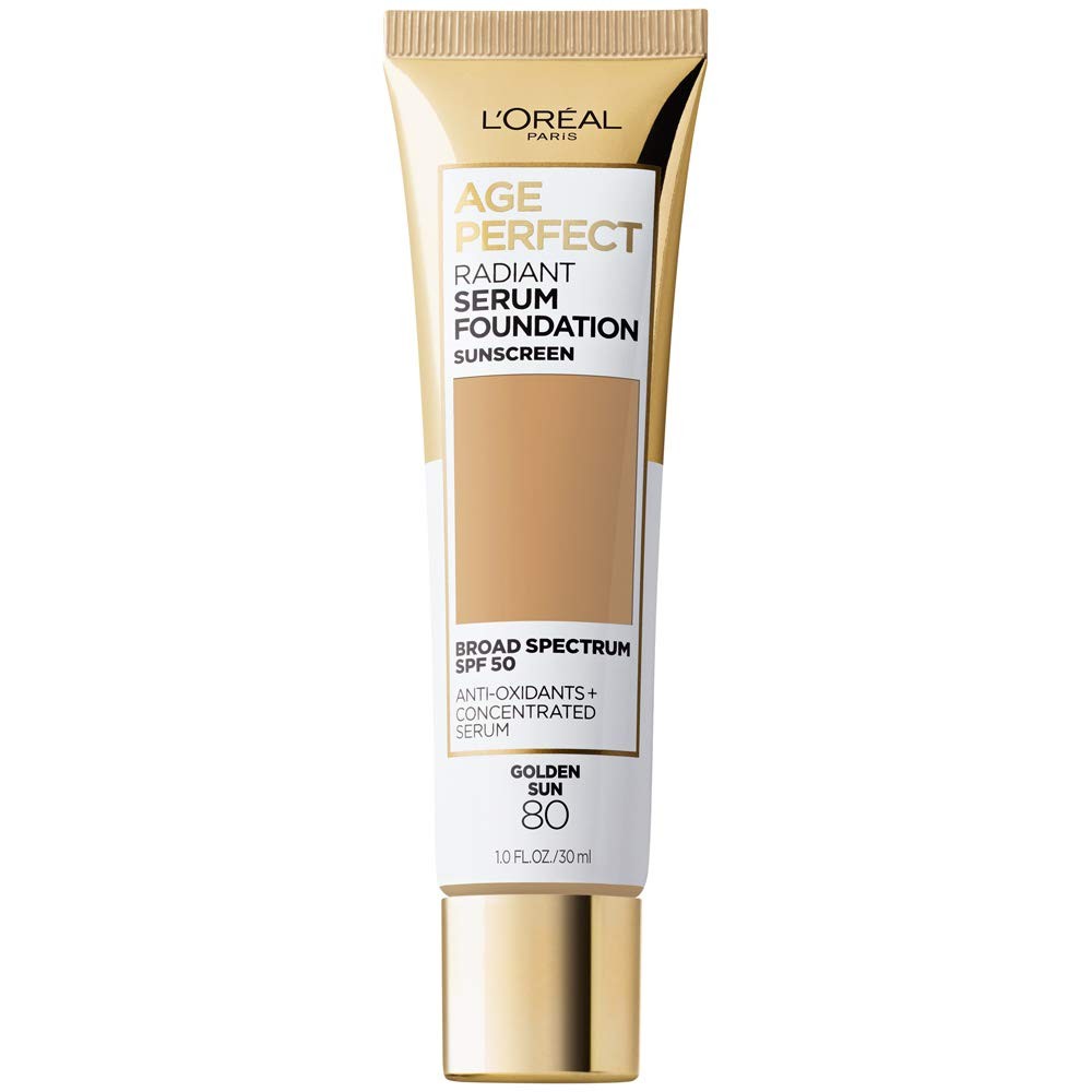 L’Oreal Paris Age Perfect Radiant Serum Foundation SPF 50 Golden Sun 1 oz