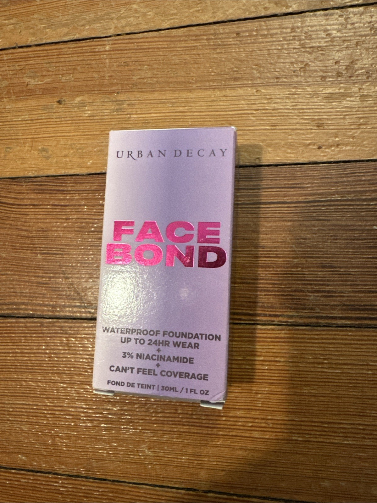 NIB Urban Decay FACE BOND Waterproof Foundation Shade 39 Deep Warm 30ML/1 FL OZ
