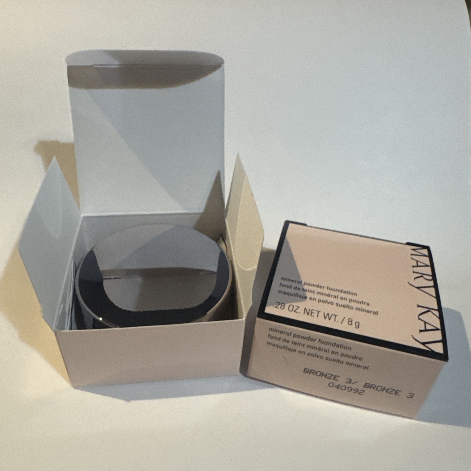2 MARY KAY Mineral Powder Foundation – Bronze 3 (040992) – Full Size .28oz / 8g
