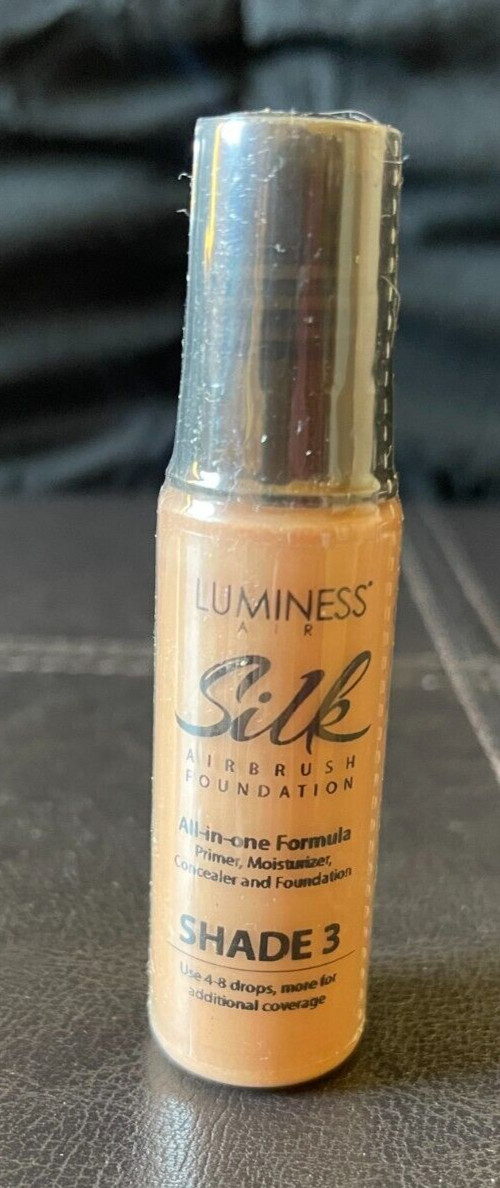 NEW Luminess Air SILK 4-1 Airbrush Shade 3 Foundation .55 fl oz