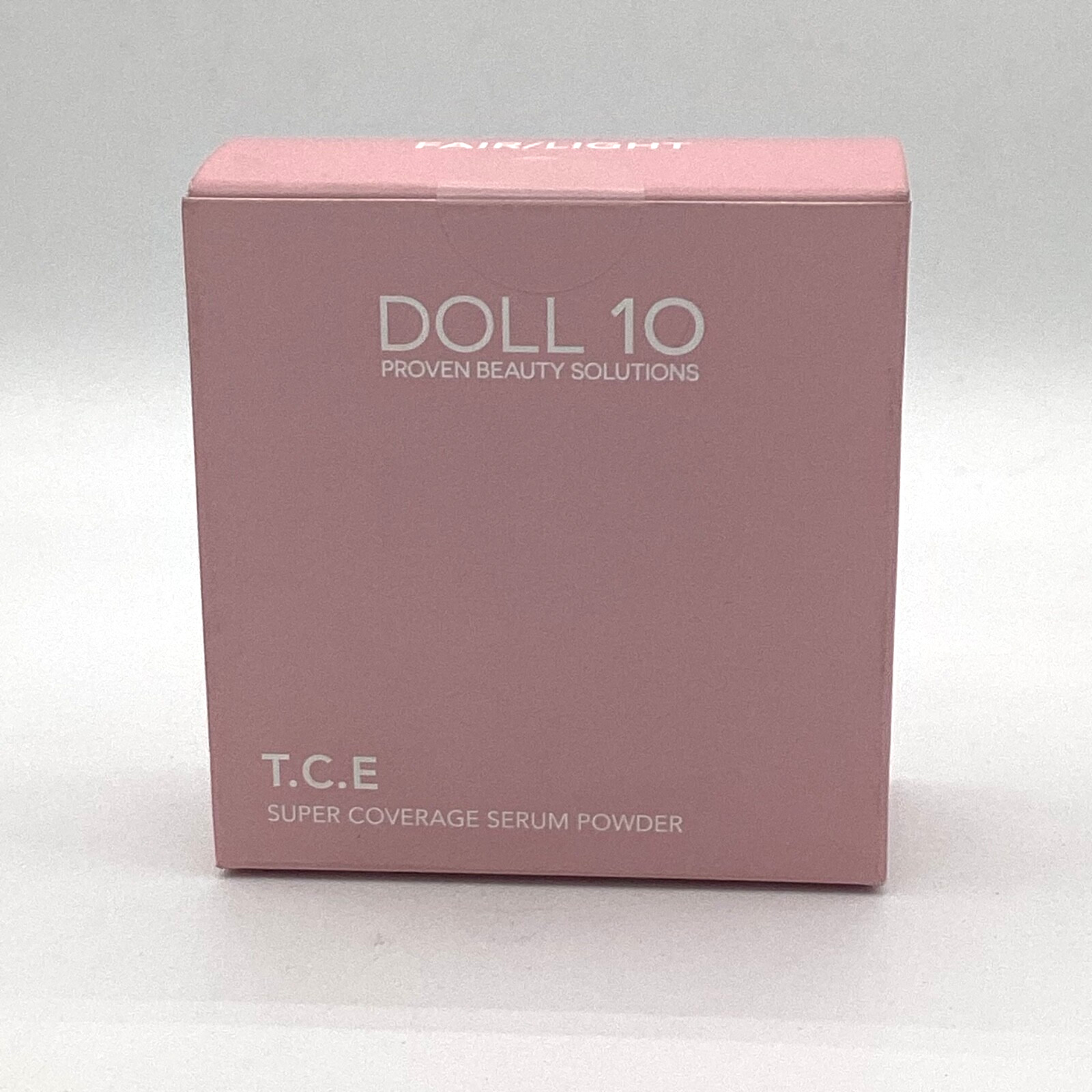 Doll 10 T.C.E. Super Coverage Serum Powder Light Full Size – NEW