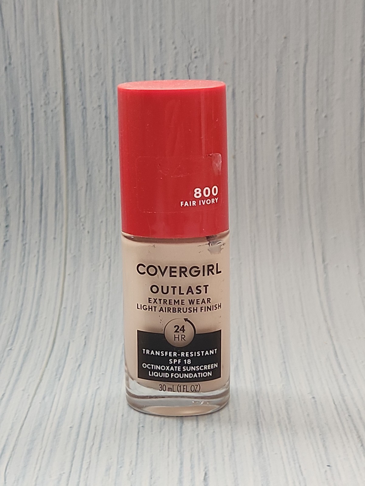 COVERGIRL Outlast Extreme Wear Foundation SPF18, 800 Fair Ivory, 1 oz