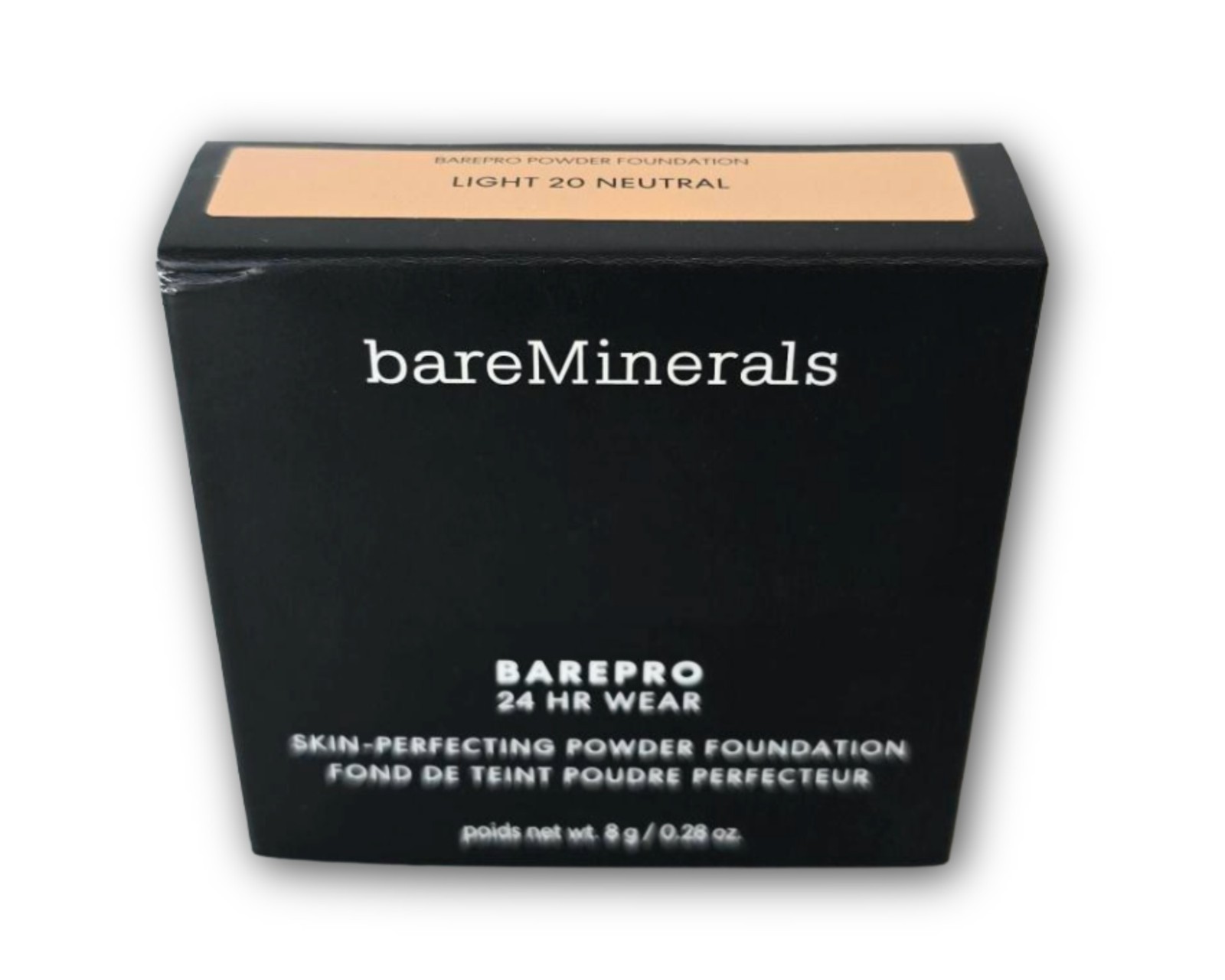 bareMinerals Barepro Powder Foundation – 24HR long wear-Light 20 Neutral -0.28oz